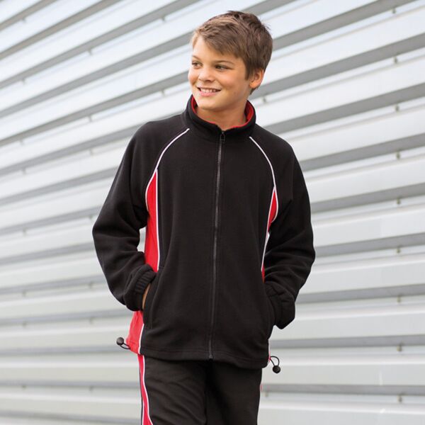 Kids piped microfleece jacket Thumbnail