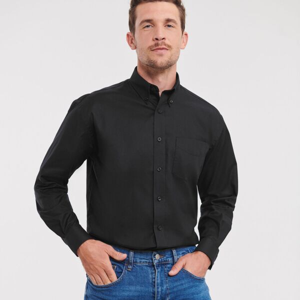Long sleeve easycare Oxford shirt Thumbnail